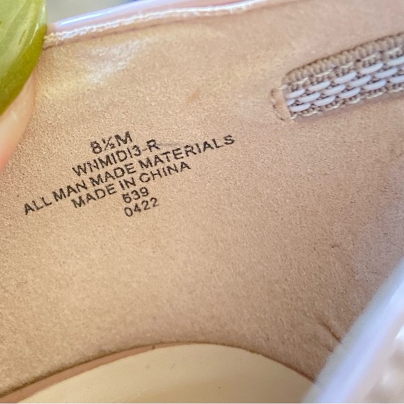 Nine West stiletto clear open toe heels - Picture 14 of 15